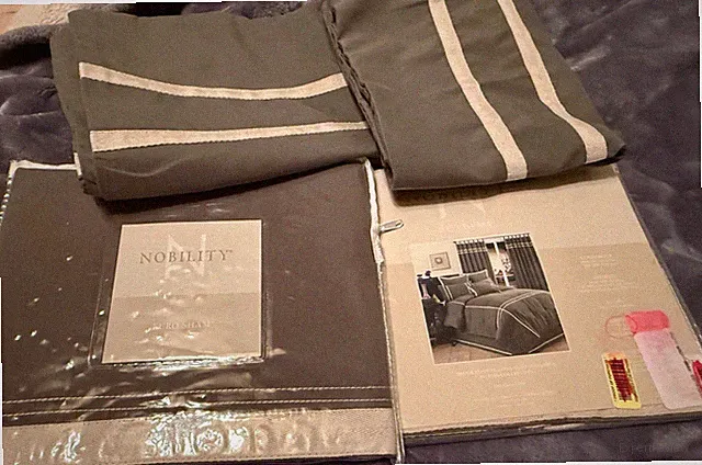 Nobility Academy~ 2 Euro Pillow Shams & (2) Standard Zipper Closure